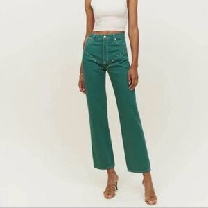 Reformation Green Women's Jeans